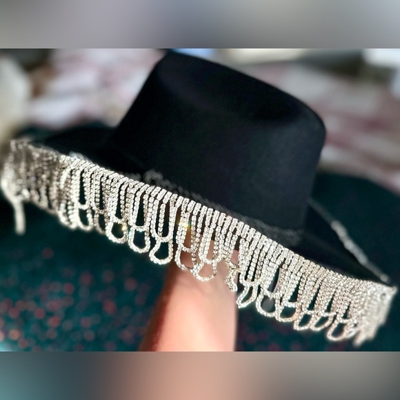 Wyeth x Todd Magill Cardi Rhinestone Fringe Cowboy Hat NWT — Editorial Statement